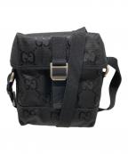 GUCCIグッチ）の古着「GGナイロンオフザグリッド ショルダーバッグ」｜ブラック