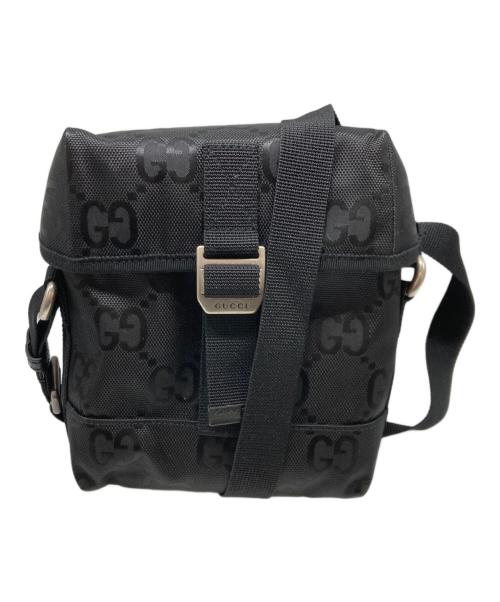 GUCCI（グッチ）GUCCI (グッチ) GGナイロンオフザグリッド ショルダーバッグ ブラックの古着・服飾アイテム