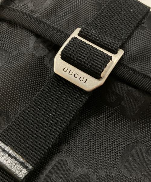 GUCCI（グッチ）GUCCI (グッチ) GGナイロンオフザグリッド ショルダーバッグ ブラックの古着・服飾アイテム