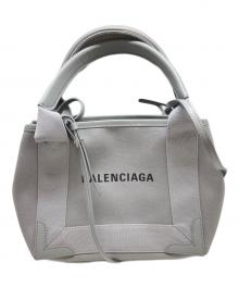 BALENCIAGA（バレンシアガ）の古着「ネイビーカバス XS」｜グレー