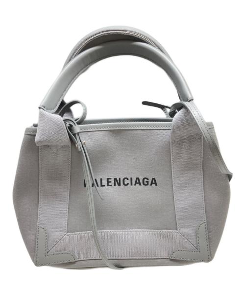 BALENCIAGA（バレンシアガ）BALENCIAGA (バレンシアガ) ネイビーカバス XS グレーの古着・服飾アイテム