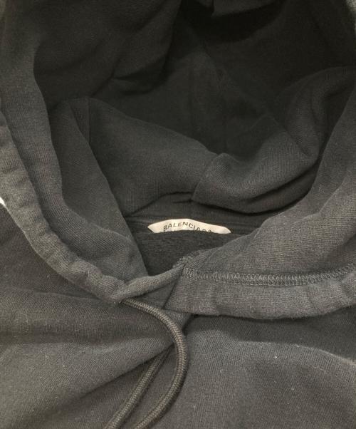 BALENCIAGA（バレンシアガ）BALENCIAGA (バレンシアガ) BB Logo Hoodie ブラック サイズ:Ⅼの古着・服飾アイテム