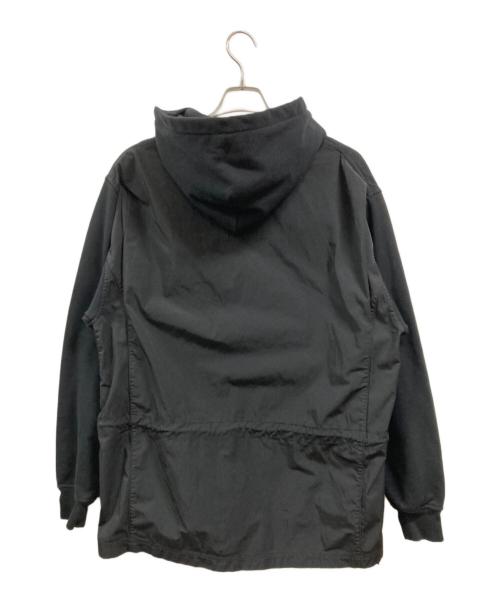 ALEXANDER WANG（アレキサンダー・ワン）ALEXANDER WANG (アレキサンダー・ワン) VINTAGE FLEECE NYLON COMBO LONG HOODIE ブラック サイズ:Sの古着・服飾アイテム