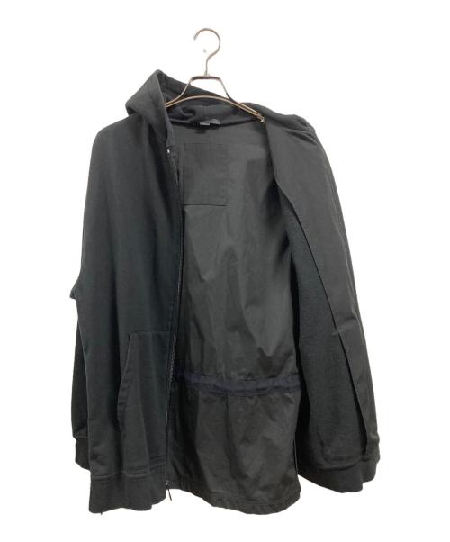 ALEXANDER WANG（アレキサンダー・ワン）ALEXANDER WANG (アレキサンダー・ワン) VINTAGE FLEECE NYLON COMBO LONG HOODIE ブラック サイズ:Sの古着・服飾アイテム