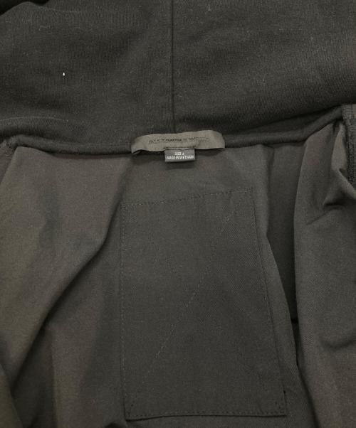 ALEXANDER WANG（アレキサンダー・ワン）ALEXANDER WANG (アレキサンダー・ワン) VINTAGE FLEECE NYLON COMBO LONG HOODIE ブラック サイズ:Sの古着・服飾アイテム