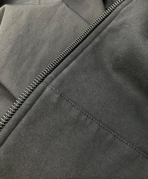 ALEXANDER WANG（アレキサンダー・ワン）ALEXANDER WANG (アレキサンダー・ワン) VINTAGE FLEECE NYLON COMBO LONG HOODIE ブラック サイズ:Sの古着・服飾アイテム