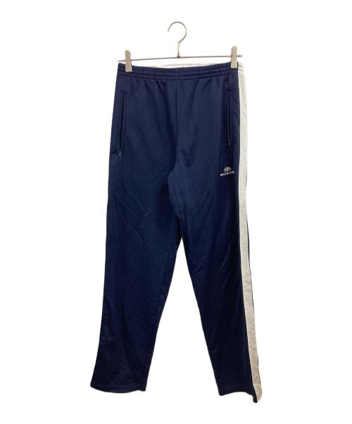 BALENCIAGA（バレンシアガ）BALENCIAGA (バレンシアガ) 20SS サイドストライプトラックスーツパンツ ネイビー サイズ:36の古着・服飾アイテム