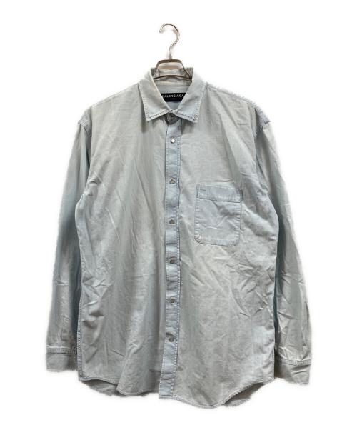 BALENCIAGA（バレンシアガ）BALENCIAGA (バレンシアガ) デニムシャツ インディゴ サイズ:38の古着・服飾アイテム
