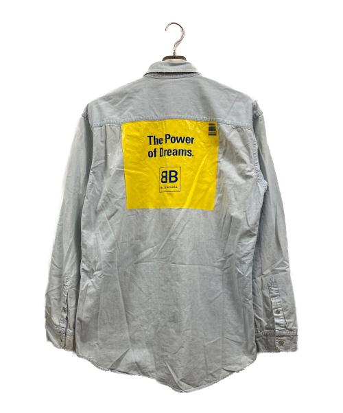 BALENCIAGA（バレンシアガ）BALENCIAGA (バレンシアガ) デニムシャツ インディゴ サイズ:38の古着・服飾アイテム