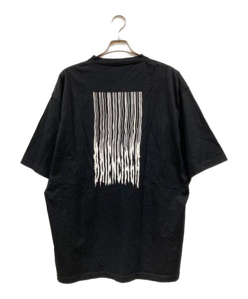 BALENCIAGA（バレンシアガ）BALENCIAGA (バレンシアガ) 21AW バーコードロゴ 半袖Tシャツ ブラック サイズ:XSの古着・服飾アイテム