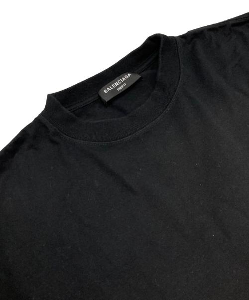 BALENCIAGA（バレンシアガ）BALENCIAGA (バレンシアガ) 21AW バーコードロゴ 半袖Tシャツ ブラック サイズ:XSの古着・服飾アイテム