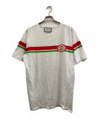 GUCCIグッチ）の古着「ブレードプリントプリントTシャツ」｜ホワイト