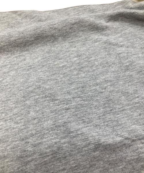 MONCLER（モンクレール）MONCLER (モンクレール) ロングスリーブカットソー グレー×ホワイト サイズ:Sの古着・服飾アイテム