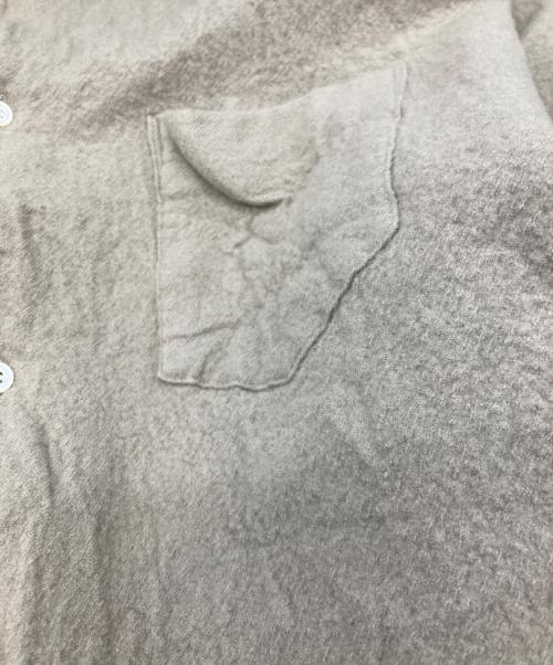 Graphpaper（グラフペーパー）Graphpaper (グラフペーパー) Extra Fine Wool Viyella Sleeping Shirt ベージュ サイズ:2の古着・服飾アイテム