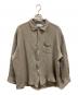 Graphpaper（グラフペーパー）の古着「Extra Fine Wool Viyella Sleeping Shirt」｜ベージュ