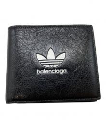adidas×BALENCIAGA（アディダス×バレンシアガ）の古着「BIFOLD WALLET」｜ブラック
