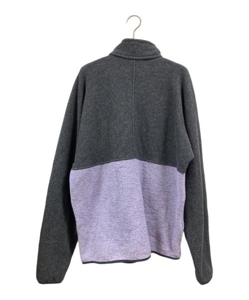 Patagonia（パタゴニア）Patagonia (パタゴニア) Natural Blend Snap-T グレー×パープル サイズ:Mの古着・服飾アイテム