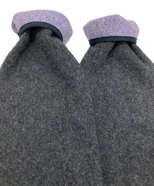 Patagonia（パタゴニア）Patagonia (パタゴニア) Natural Blend Snap-T グレー×パープル サイズ:Mの古着・服飾アイテム