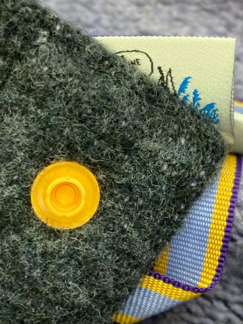 Patagonia（パタゴニア）Patagonia (パタゴニア) Natural Blend Snap-T グレー×パープル サイズ:Mの古着・服飾アイテム