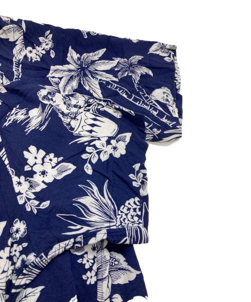 POLO RALPH LAUREN（ポロ・ラルフローレン）POLO RALPH LAUREN (ポロ・ラルフローレン) アロハシャツ ネイビー サイズ:Mの古着・服飾アイテム