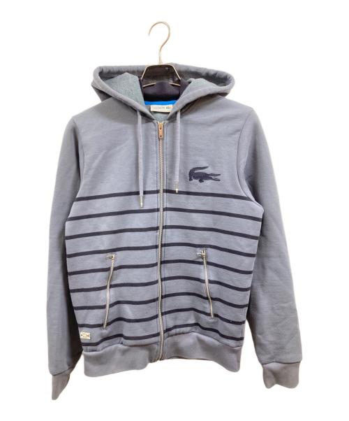 LACOSTE（ラコステ）LACOSTE (ラコステ) ジップパーカー ブルー サイズ:3の古着・服飾アイテム