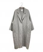 evernavyエバーネイビー）の古着「リバー ロング コクーン ウールコート」｜グレー