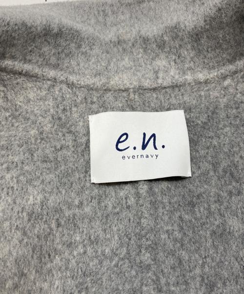 evernavy（エバーネイビー）evernavy (エバーネイビー) リバー ロング コクーン ウールコート グレー サイズ:Ｍの古着・服飾アイテム