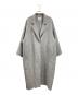 evernavy（エバーネイビー）の古着「リバー ロング コクーン ウールコート」｜グレー