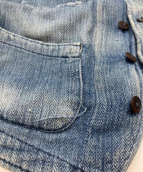RRL（ダブルアールエル）RRL (ダブルアールエル) ヘリンボーンベスト インディゴ サイズ:Sの古着・服飾アイテム