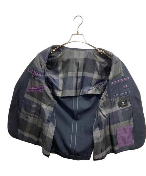 BLACK LABEL CRESTBRIDGE（ブラックレーベル クレストブリッジ）BLACK LABEL CRESTBRIDGE (ブラックレーベル クレストブリッジ) セットアップスーツ ネイビー サイズ:Sの古着・服飾アイテム