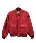 paris sport clubパリススポーツクラブ）の古着「スエードジャケット」｜ピンク