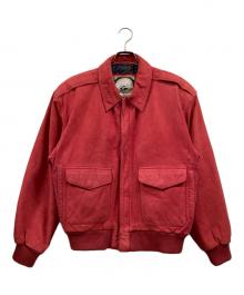 paris sport club（パリススポーツクラブ）の古着「スエードジャケット」｜ピンク