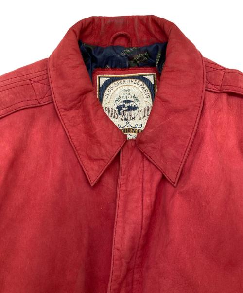 paris sport club（パリススポーツクラブ）paris sport club (パリススポーツクラブ) スエードジャケット ピンク サイズ:Mの古着・服飾アイテム