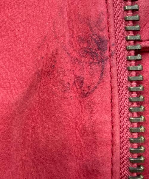 paris sport club（パリススポーツクラブ）paris sport club (パリススポーツクラブ) スエードジャケット ピンク サイズ:Mの古着・服飾アイテム