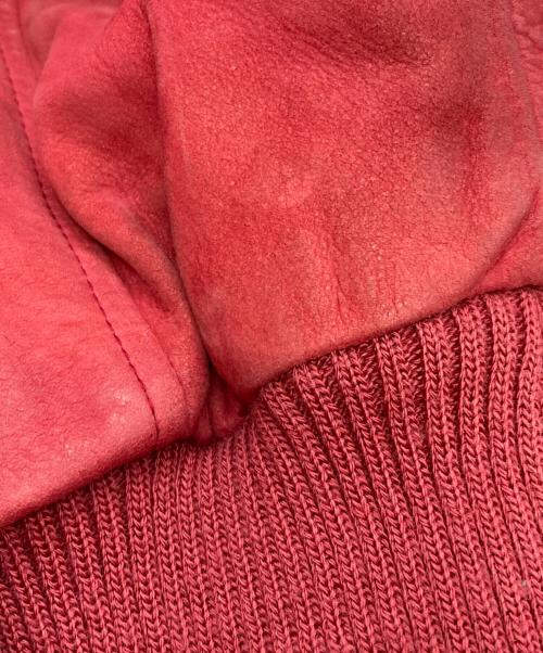 paris sport club（パリススポーツクラブ）paris sport club (パリススポーツクラブ) スエードジャケット ピンク サイズ:Mの古着・服飾アイテム