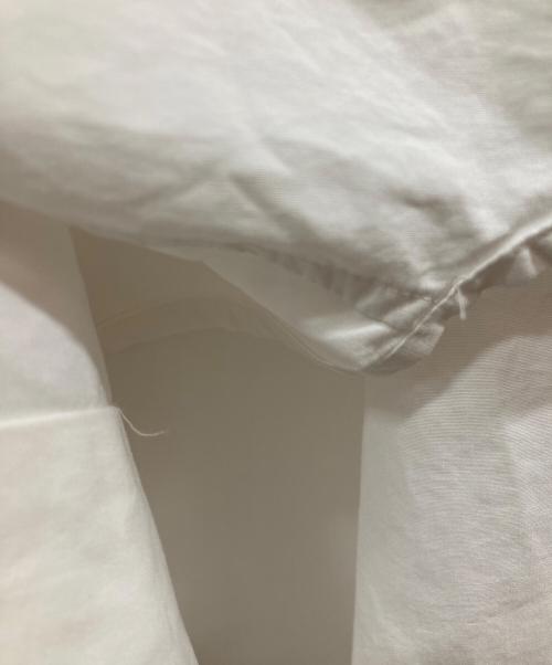 beautiful people（ビューティフルピープル）beautiful people (ビューティフルピープル) Double-end finx stripe ruffle shirt ホワイト サイズ:Ｍの古着・服飾アイテム