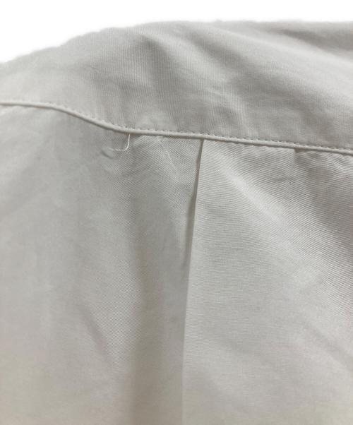 beautiful people（ビューティフルピープル）beautiful people (ビューティフルピープル) Double-end finx stripe ruffle shirt ホワイト サイズ:Ｍの古着・服飾アイテム