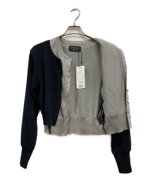 UNITED TOKYO（ユナイテッドトーキョー）UNITED TOKYO (ユナイテッドトーキョー) レイヤードカーディガン ネイビー×グレー サイズ:Free 未使用品の古着・服飾アイテム