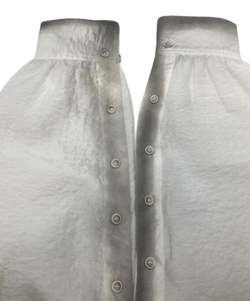 MIKAGE SHIN（ミカゲ シン）MIKAGE SHIN (ミカゲ シン) Shadow Textured Sheer Shirt ホワイト サイズ:1の古着・服飾アイテム