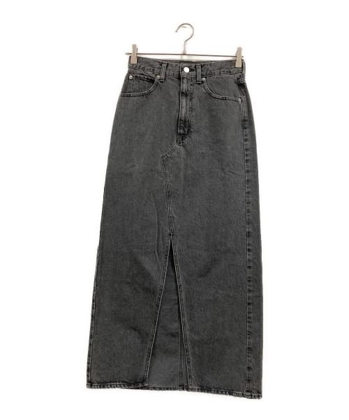 UNITED TOKYO（ユナイテッドトーキョー）UNITED TOKYO (ユナイテッドトーキョー) バッグケミカルデニムスカート ブラック サイズ:2 未使用品の古着・服飾アイテム