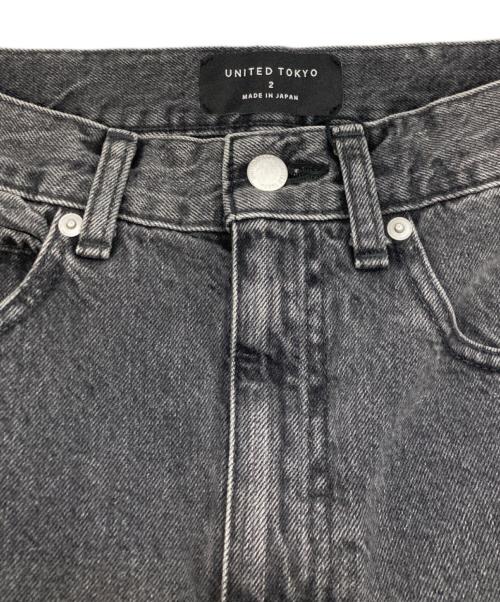 UNITED TOKYO（ユナイテッドトーキョー）UNITED TOKYO (ユナイテッドトーキョー) バッグケミカルデニムスカート ブラック サイズ:2 未使用品の古着・服飾アイテム