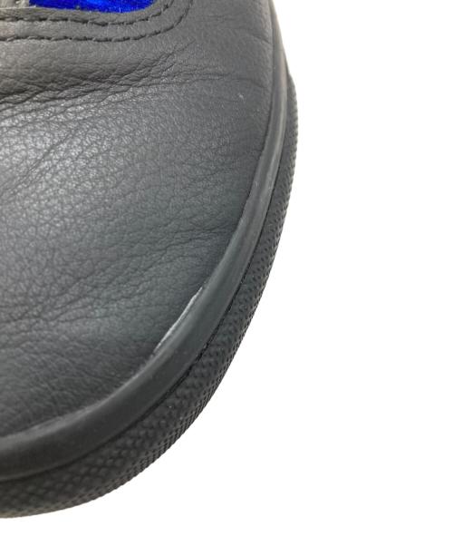 VANS（ヴァンズ）VANS (ヴァンズ) ベロアレザーローカットスニーカー ブラック×ブルー サイズ:24.5の古着・服飾アイテム