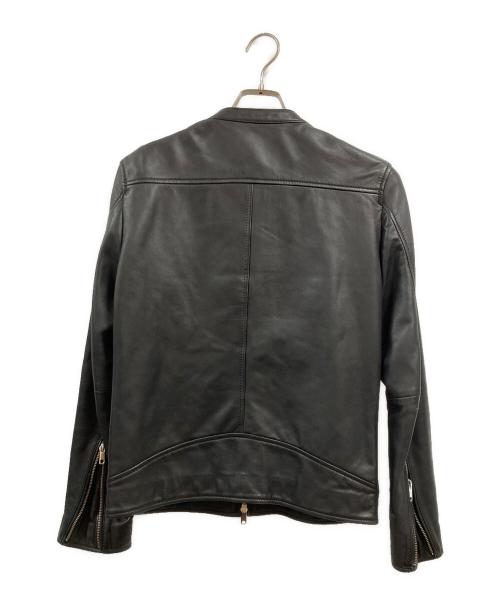 UNITED TOKYO（ユナイテッドトーキョー）UNITED TOKYO (ユナイテッドトーキョー) ラムレザーシングルライダースジャケット ブラック サイズ:1の古着・服飾アイテム