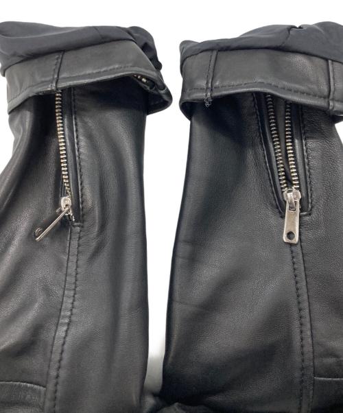 UNITED TOKYO（ユナイテッドトーキョー）UNITED TOKYO (ユナイテッドトーキョー) ラムレザーシングルライダースジャケット ブラック サイズ:1の古着・服飾アイテム