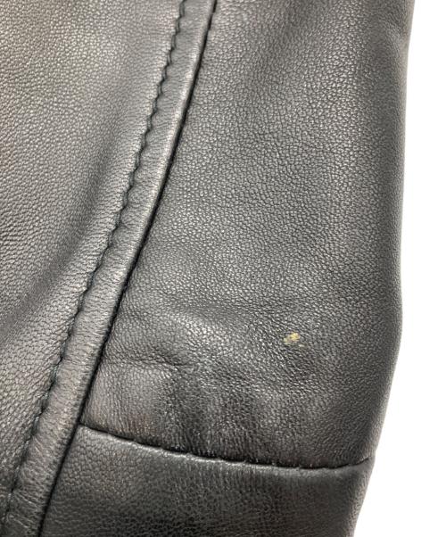 UNITED TOKYO（ユナイテッドトーキョー）UNITED TOKYO (ユナイテッドトーキョー) ラムレザーシングルライダースジャケット ブラック サイズ:1の古着・服飾アイテム