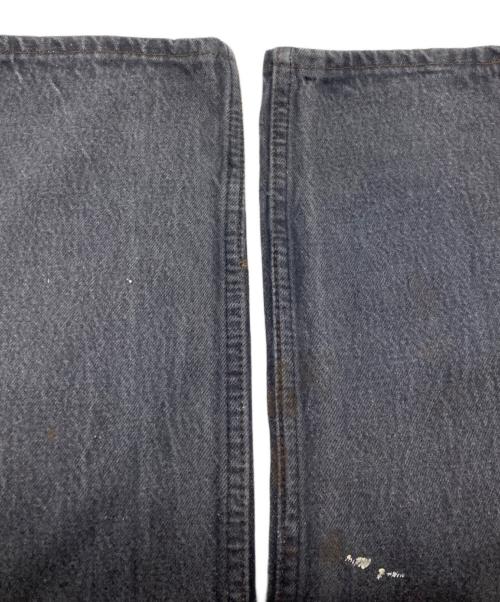 LEVI'S（リーバイス）LEVI'S (リーバイス) 501先染めペイントデニムパンツ ブラック サイズ:31/32の古着・服飾アイテム