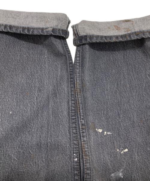 LEVI'S（リーバイス）LEVI'S (リーバイス) 501先染めペイントデニムパンツ ブラック サイズ:31/32の古着・服飾アイテム
