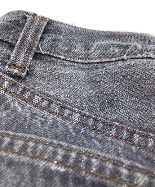 LEVI'S（リーバイス）LEVI'S (リーバイス) 501先染めペイントデニムパンツ ブラック サイズ:31/32の古着・服飾アイテム