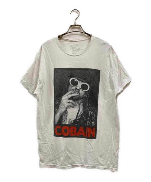 Kart Kobain（カートコバーン）Kart Kobain (カートコバーン) プリントTシャツ ホワイト サイズ:Lの古着・服飾アイテム