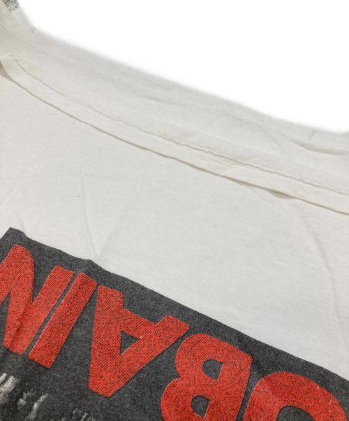 Kart Kobain（カートコバーン）Kart Kobain (カートコバーン) プリントTシャツ ホワイト サイズ:Lの古着・服飾アイテム